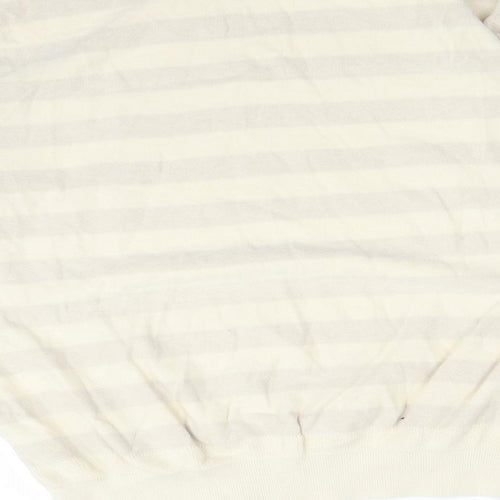 Stark Mens Multicoloured Striped Cotton Pullover Sweatshirt Size XL