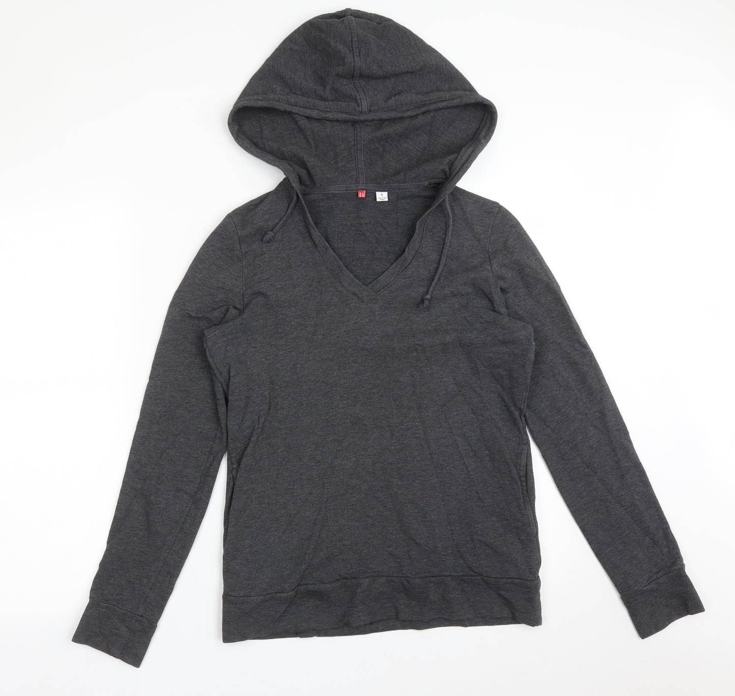 Preworn Womens Grey  Cotton Pullover Sweatshirt Size S