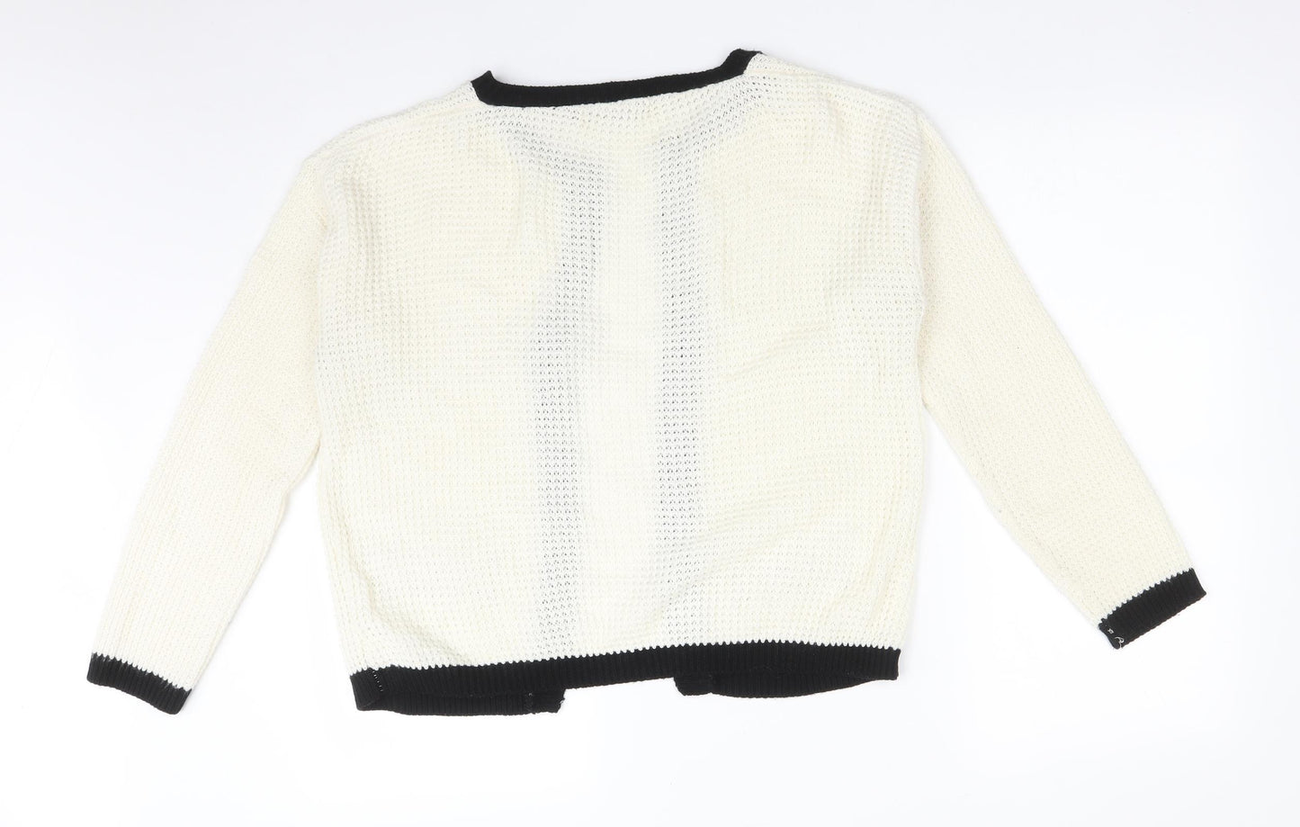 Boohoo Womens Multicoloured   Cotton Cardigan Jumper Size L