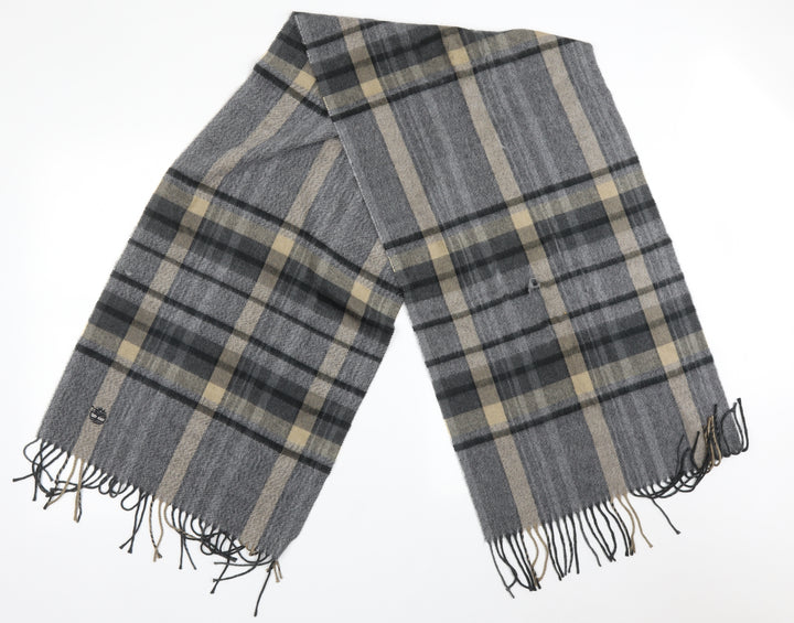 Preworn Womens Multicoloured Check Acrylic  Scarf