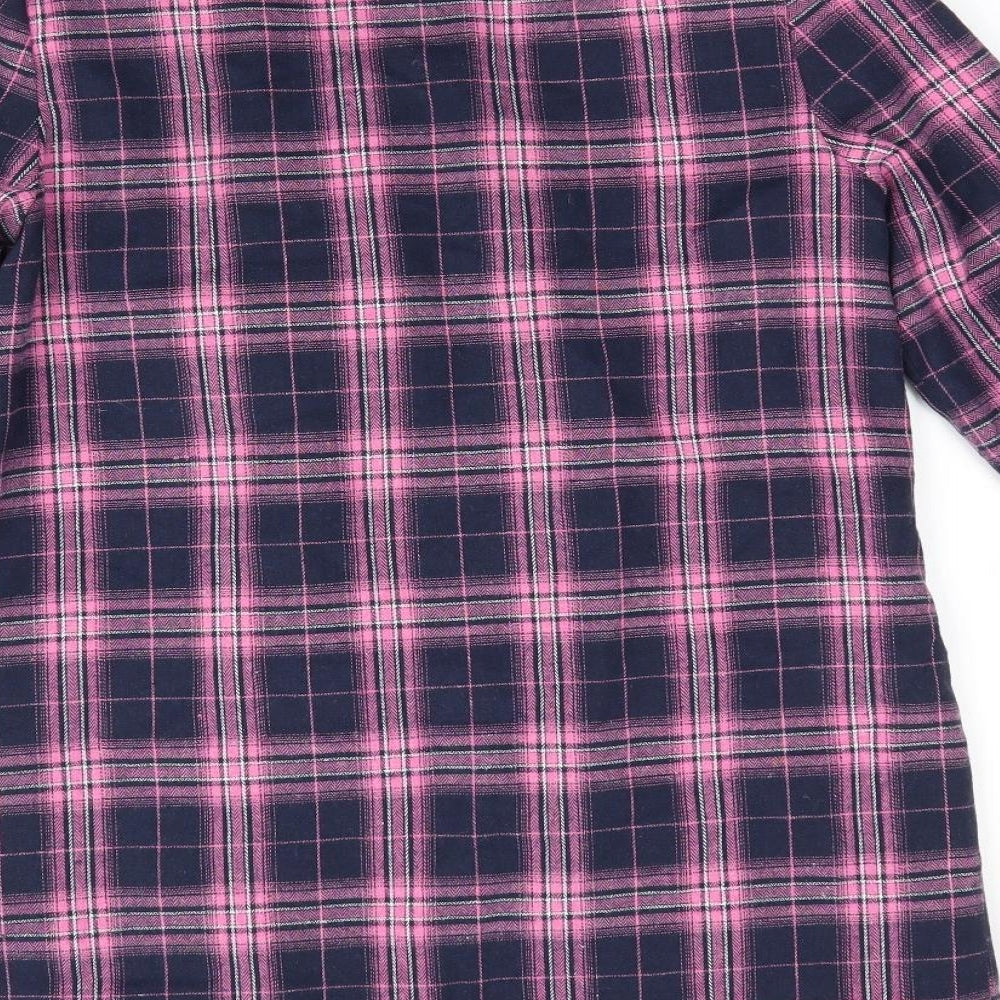 Heartbreak Womens Blue Check  Jacket  Size 8   - Navy & Pink