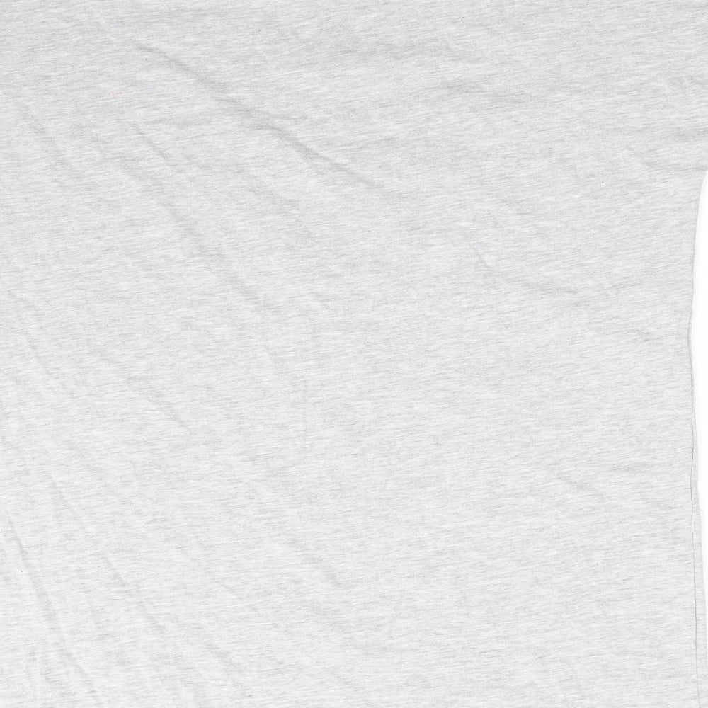 Florence and Fred Womens Grey  Cotton Basic T-Shirt Size 18 Round Neck - Grey Marl