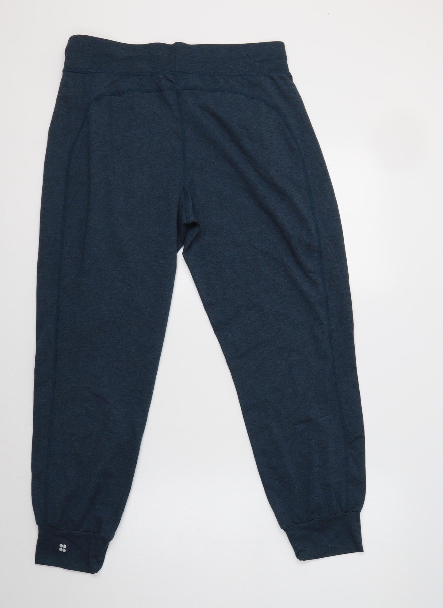 Sweaty Betty Womens Blue  Polyester Jogger Trousers Size M L28 in Regular