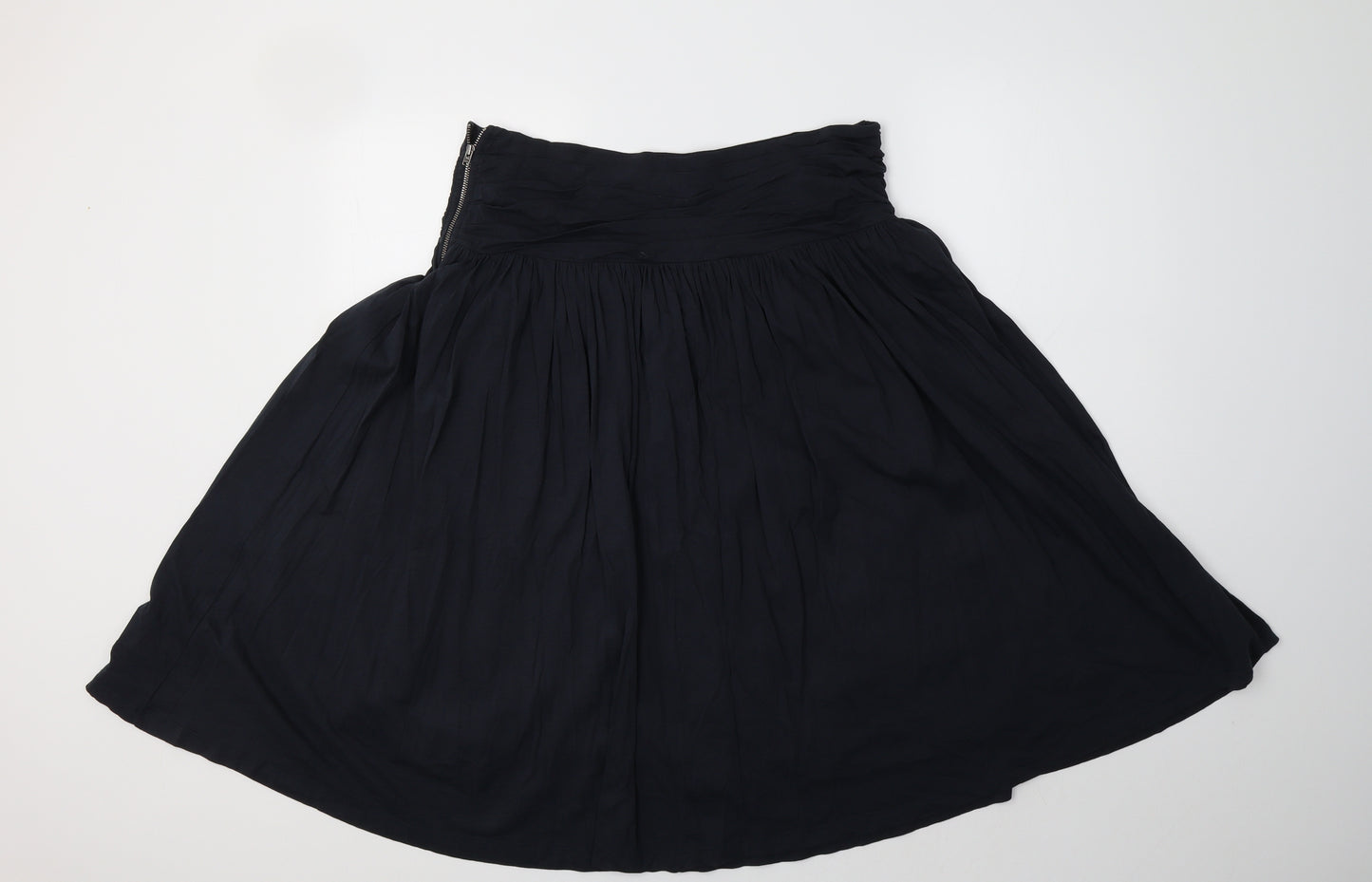 NICOLE FARHI Womens Blue   Flare Skirt Size L