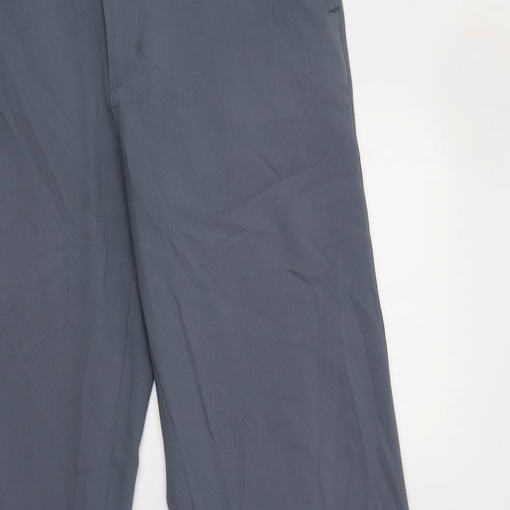 adidas Mens Grey  Polyester Jogger Trousers Size 32 L32 in Regular