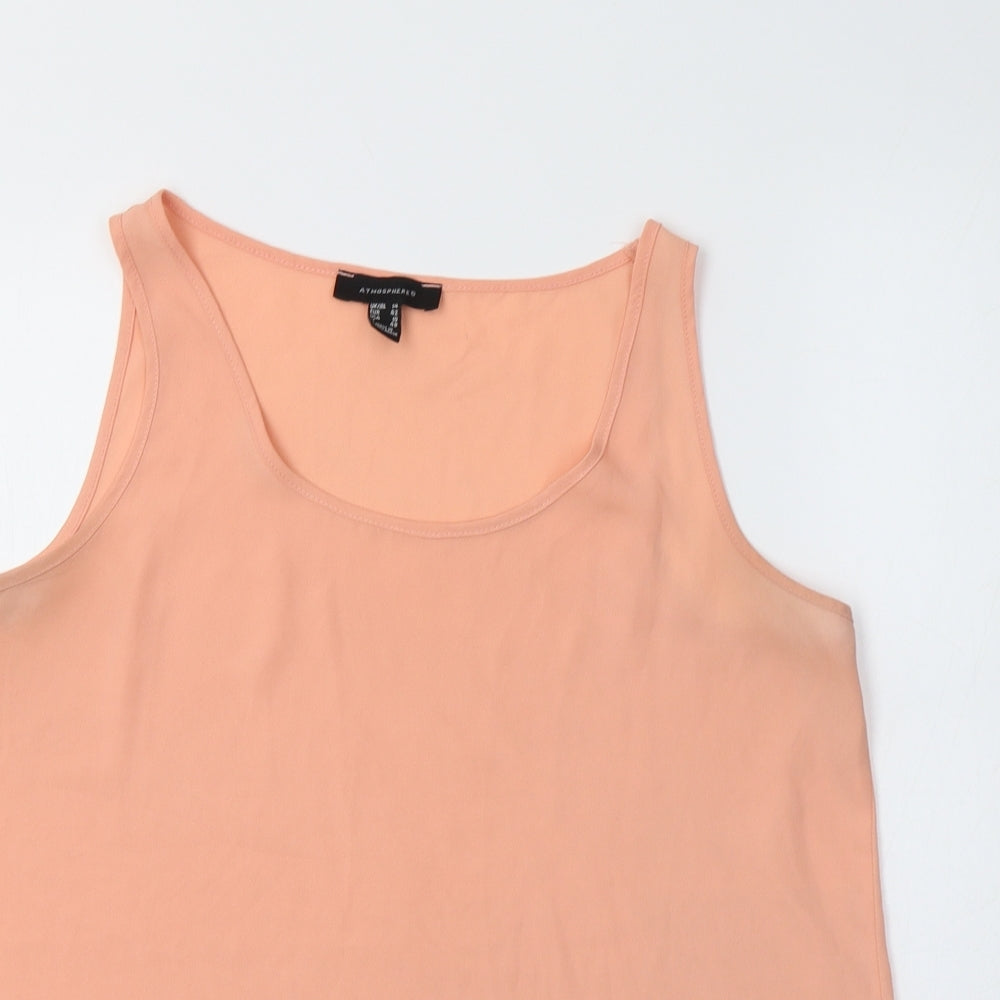 Primark Womens Pink  Polyester Basic Tank Size 14 Scoop Neck