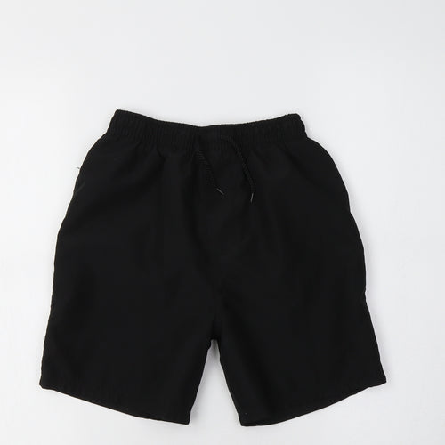 George Boys Black  Polyester Sweat Shorts Size 9-10 Years  Regular