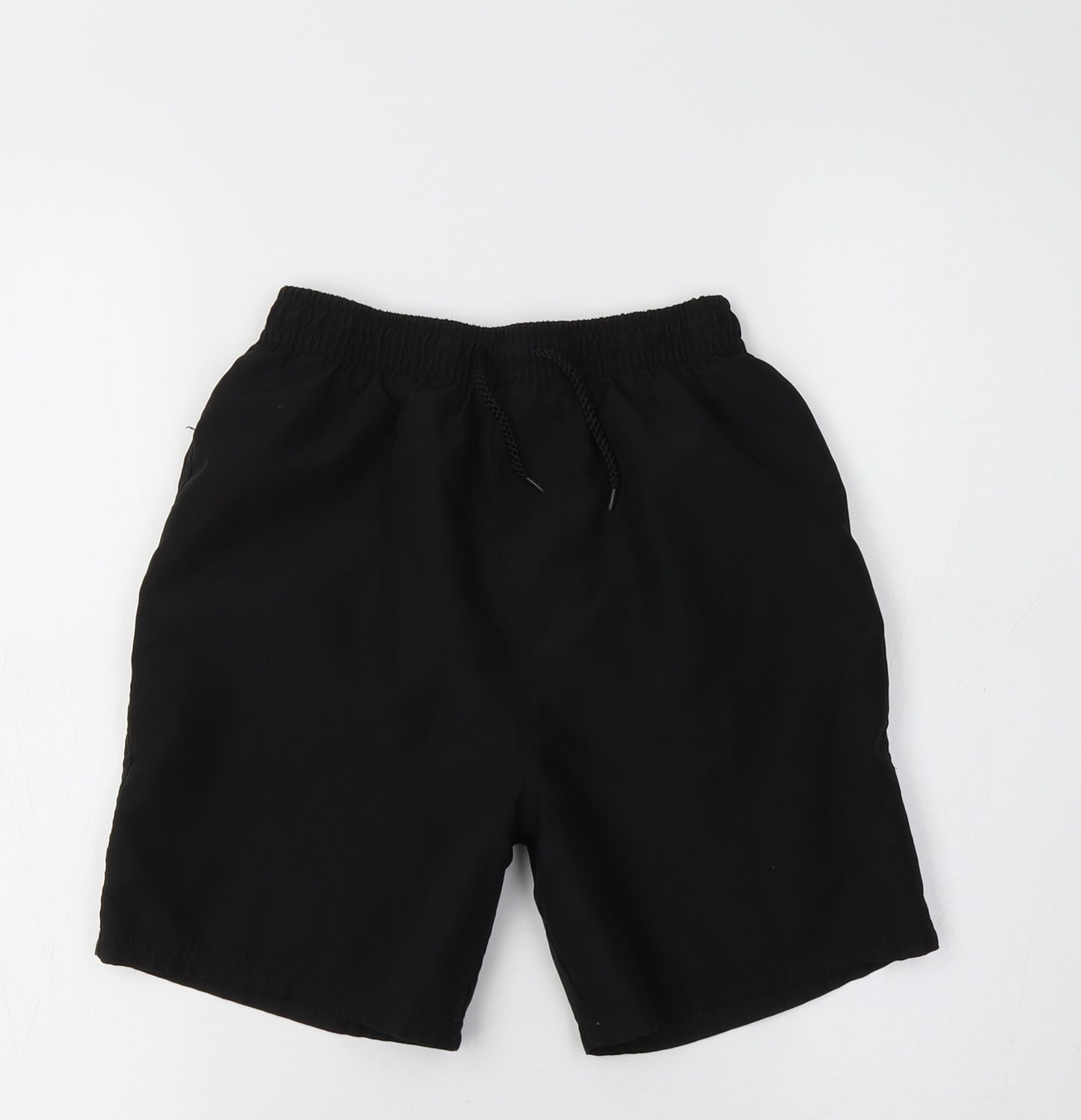 George Boys Black  Polyester Sweat Shorts Size 9-10 Years  Regular