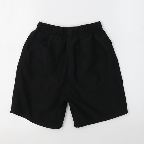 George Boys Black  Polyester Sweat Shorts Size 9-10 Years  Regular