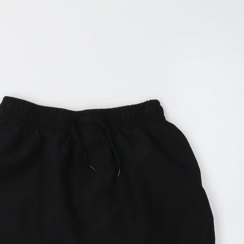George Boys Black  Polyester Sweat Shorts Size 9-10 Years  Regular