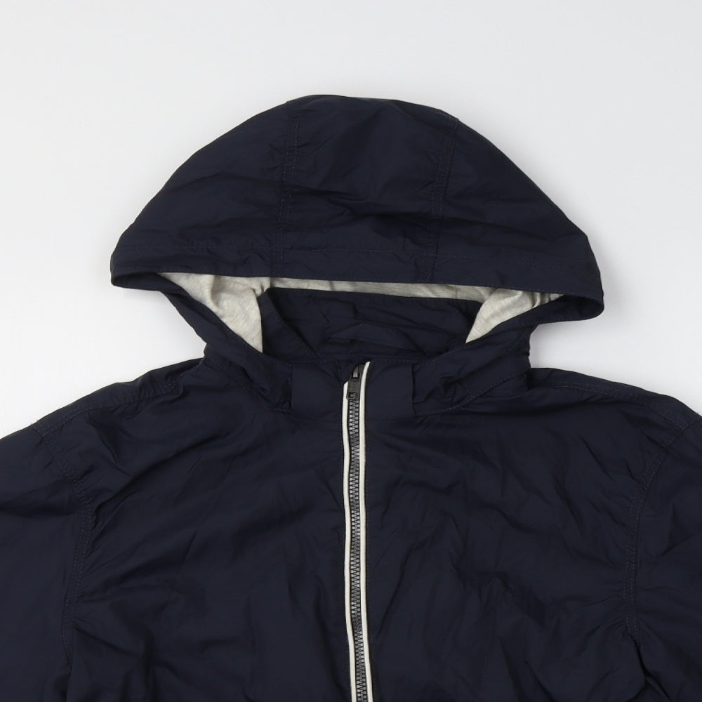 H&M Girls Blue   Windbreaker Jacket Size 12-13 Years