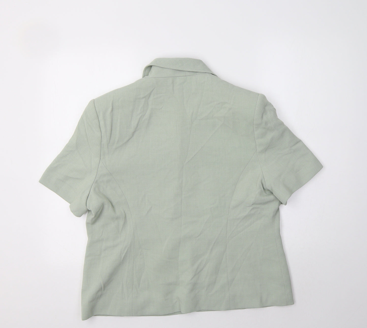 M&S Womens Green   Jacket Blazer Size 18