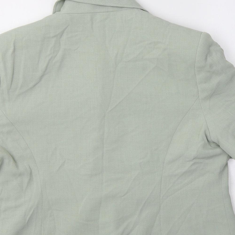 M&S Womens Green   Jacket Blazer Size 18