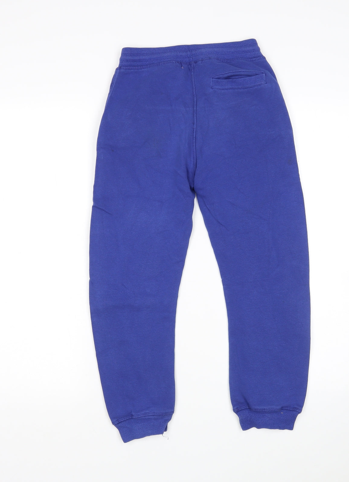 H&M Boys Blue  Cotton Sweatpants Trousers Size 8 Years  Regular