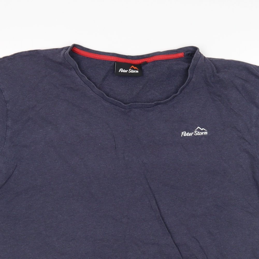 Peter Storm Mens Blue    T-Shirt Size 2XL Round Neck