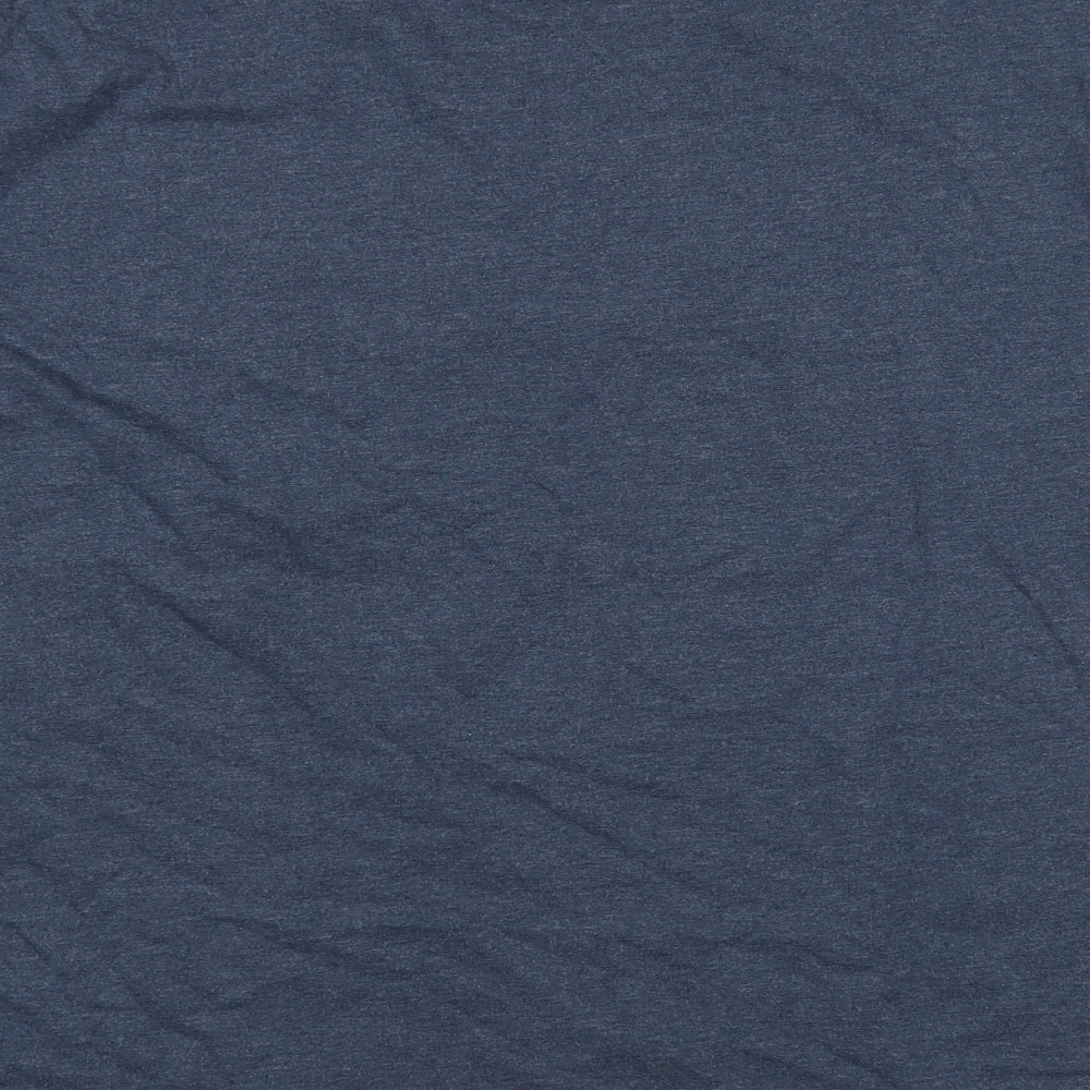 TU Mens Blue  Cotton  T-Shirt Size 2XL Round Neck