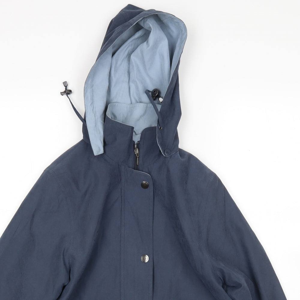 Debenhams Womens Blue   Parka Coat Size 8
