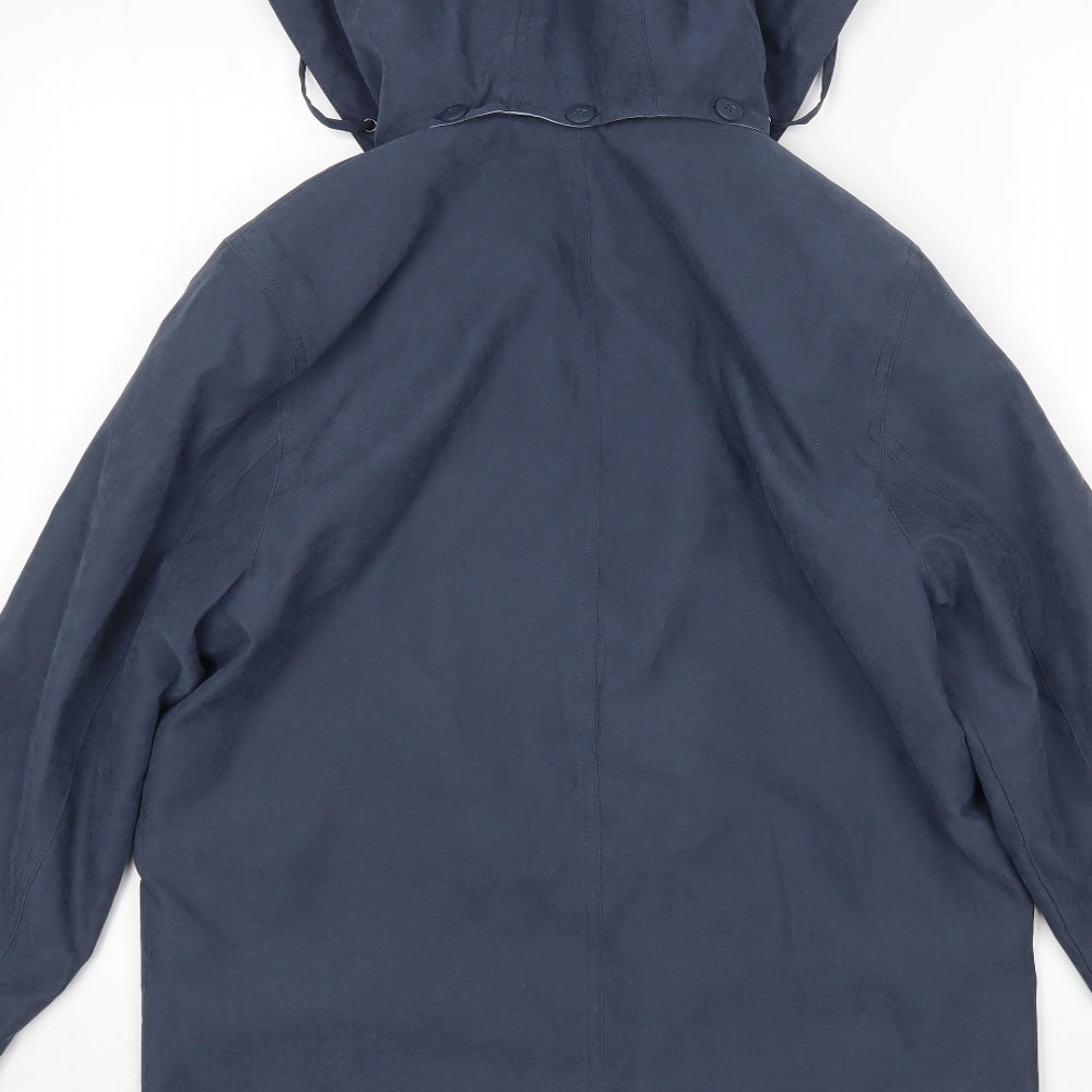 Debenhams Womens Blue   Parka Coat Size 8