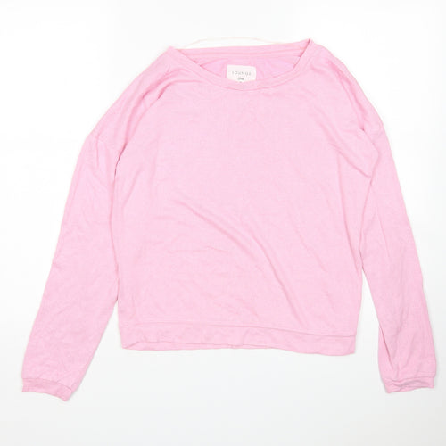 Boux Avenue Womens Pink  Acrylic Top Pyjama Top Size 10