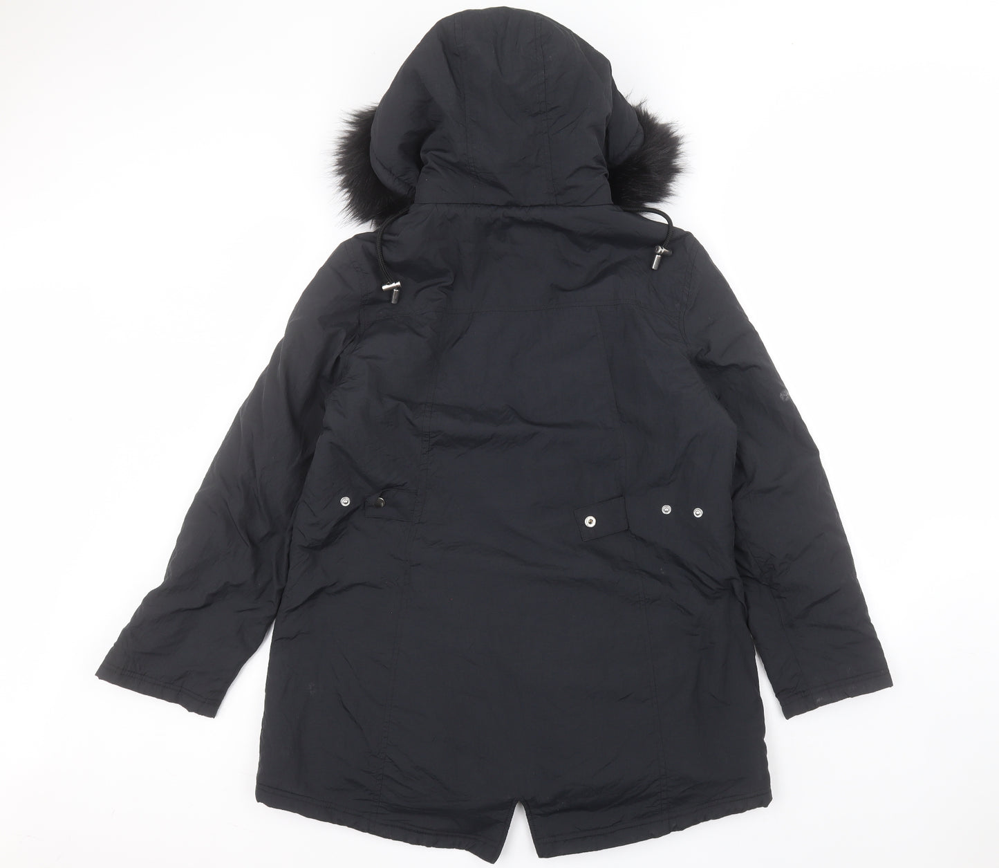 capsule  Womens Black   Parka Coat Size 14