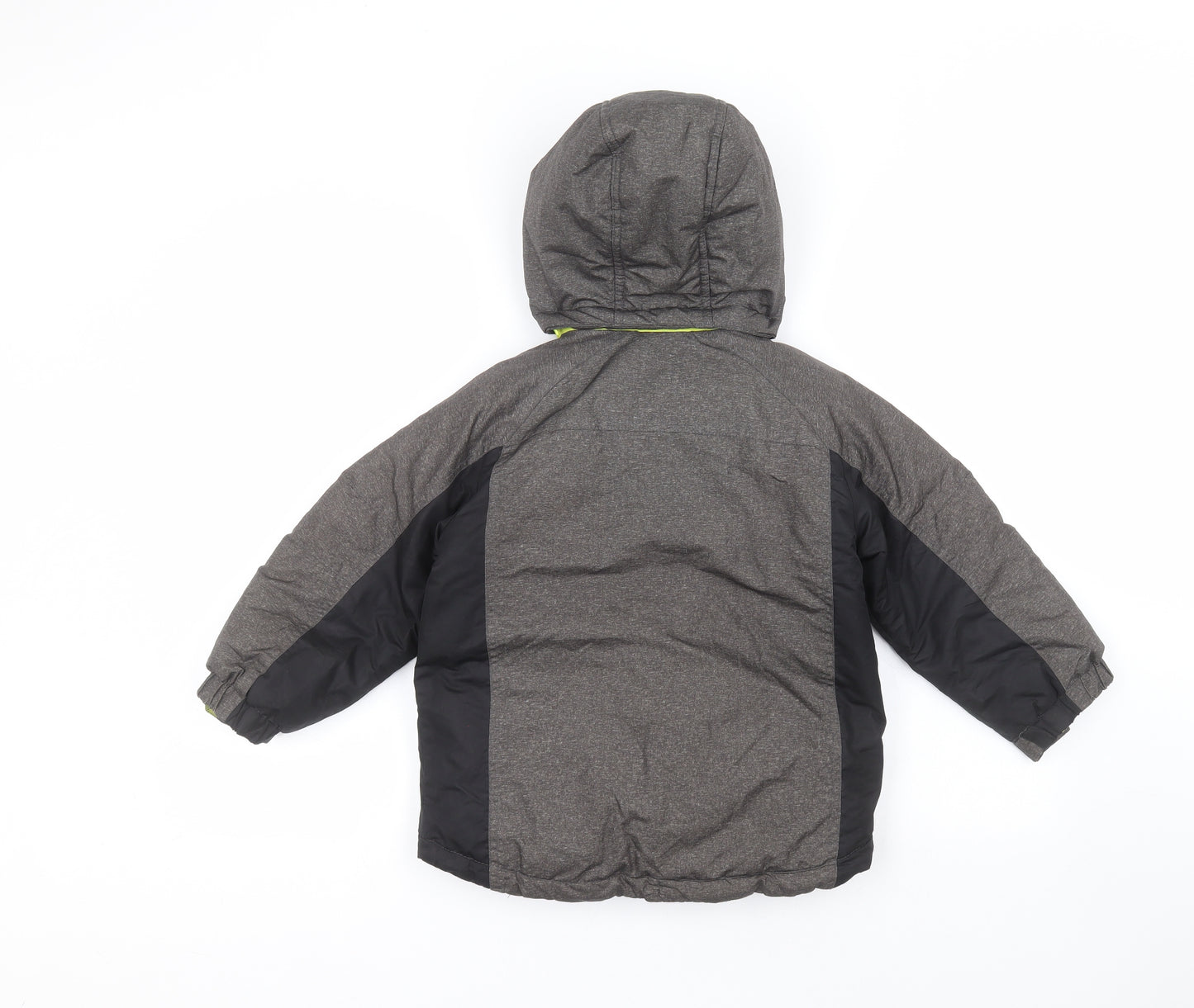 Athletic Works Boys Brown   Parka Coat Size 4-5 Years
