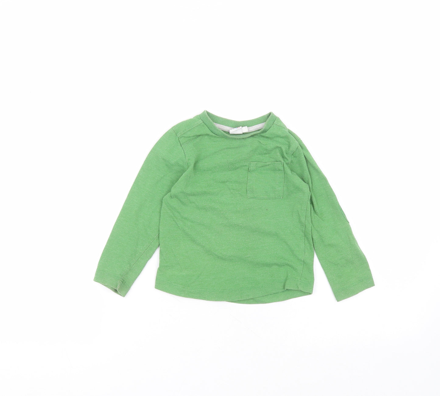 Mini Club Baby Green  Cotton Pullover Jumper Size 18-24 Months