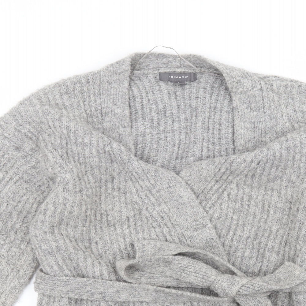 Primark Womens Grey   Jacket Coatigan Size S