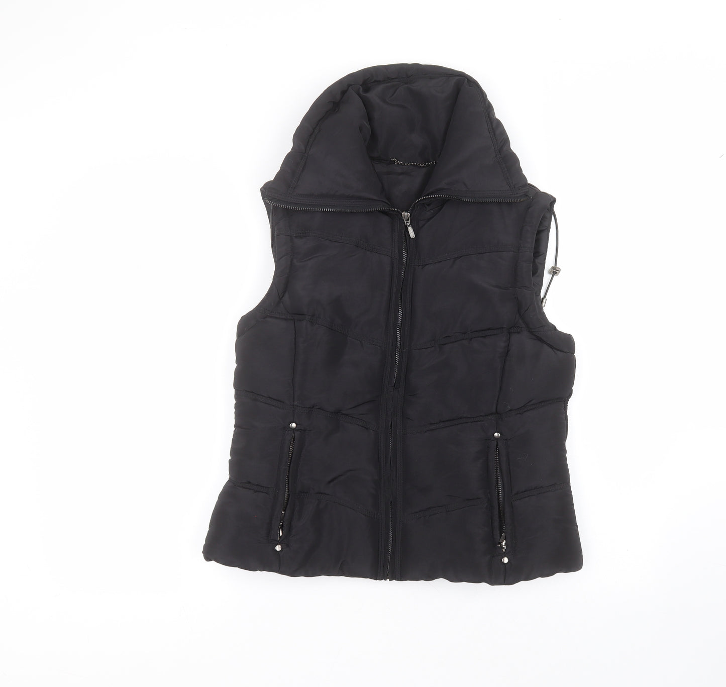 Dorothy Perkins Womens Black   Gilet Coat Size 12