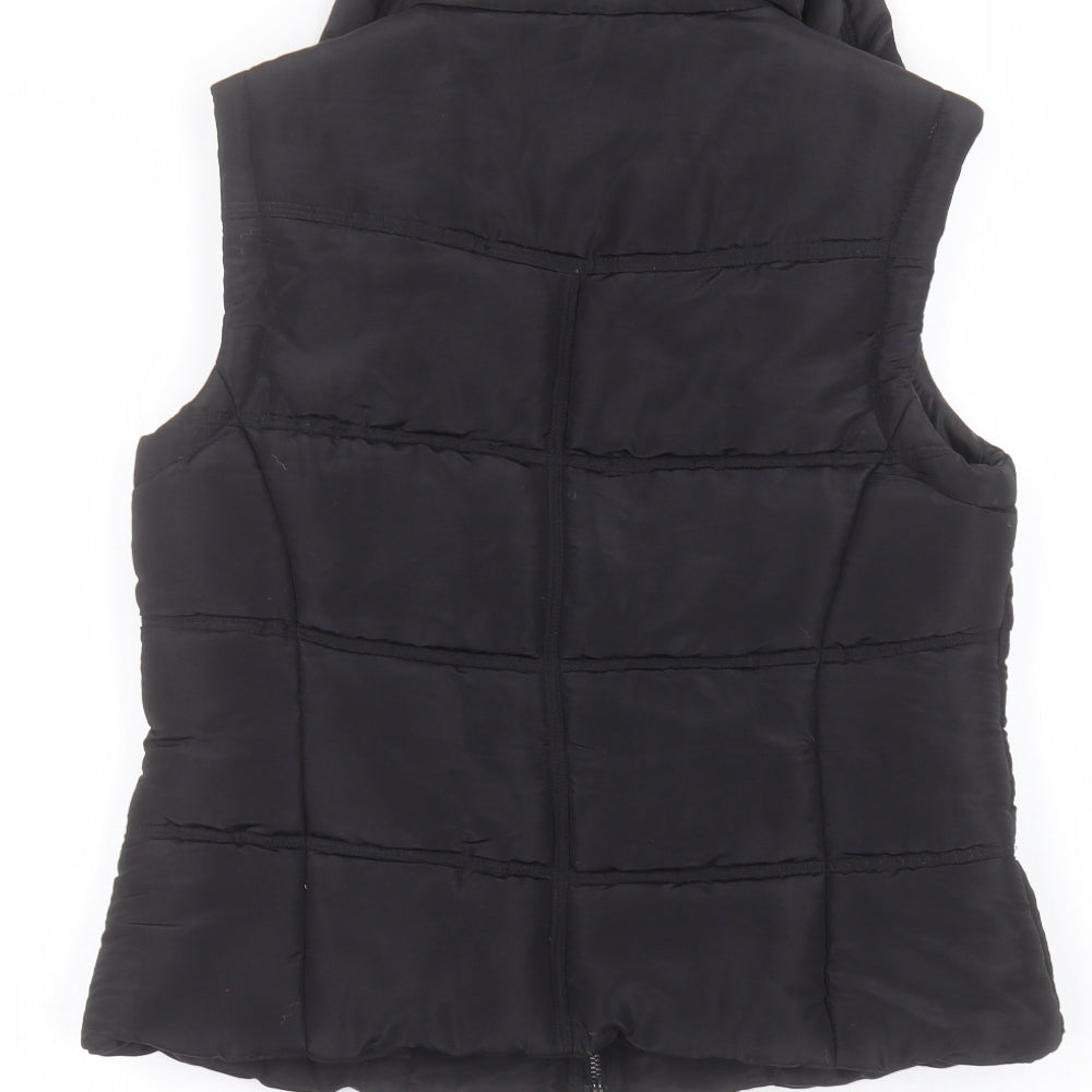 Dorothy Perkins Womens Black   Gilet Coat Size 12