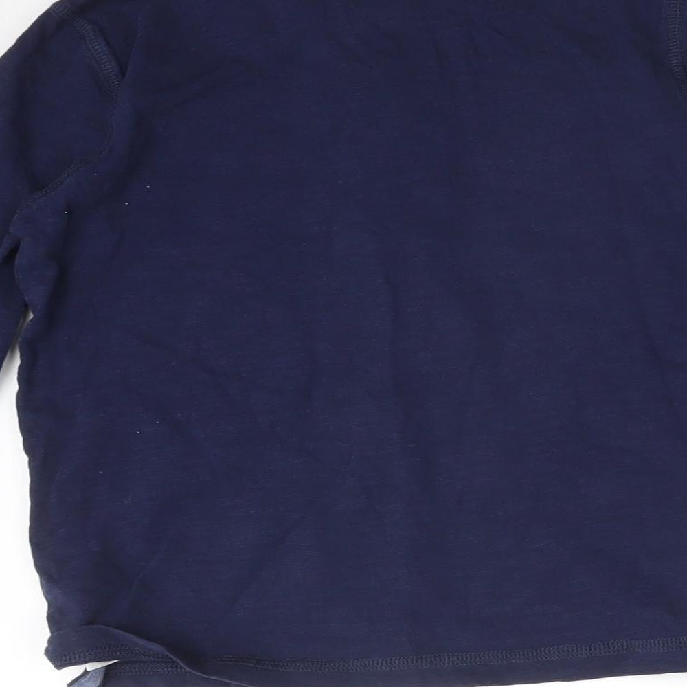 F&F Boys Blue  Cotton Basic T-Shirt Size 4-5 Years Crew Neck