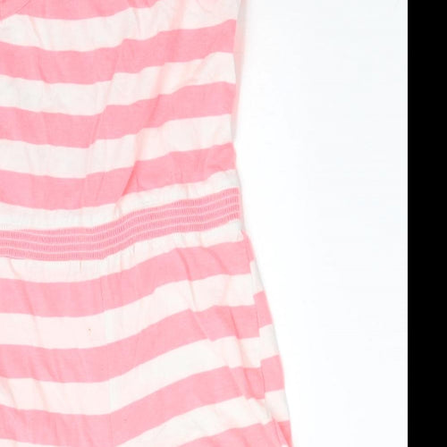 Young Dimension Girls Multicoloured Striped Cotton Romper One-Piece Size 36 Months   - MINNIE MOUSE