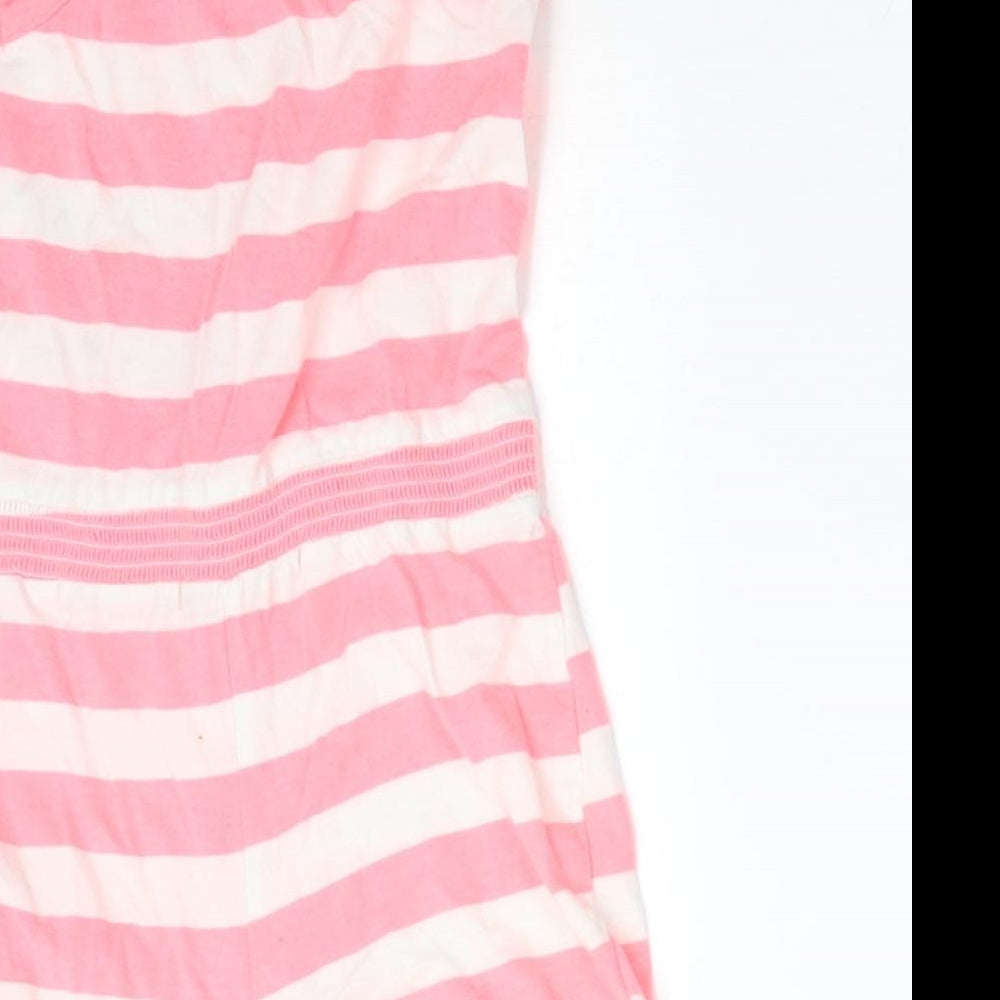 Young Dimension Girls Multicoloured Striped Cotton Romper One-Piece Size 36 Months   - MINNIE MOUSE