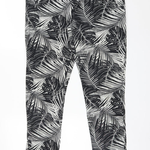 George Womens Multicoloured  Cotton Dress Pants Trousers Size 12 L27 in Regular  - LEAVES