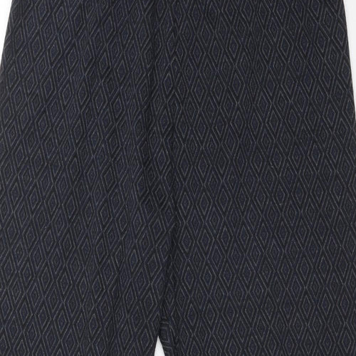 Atmosphere Womens Multicoloured Argyle/Diamond Polyester Jegging Trousers Size 18 L27 in Regular