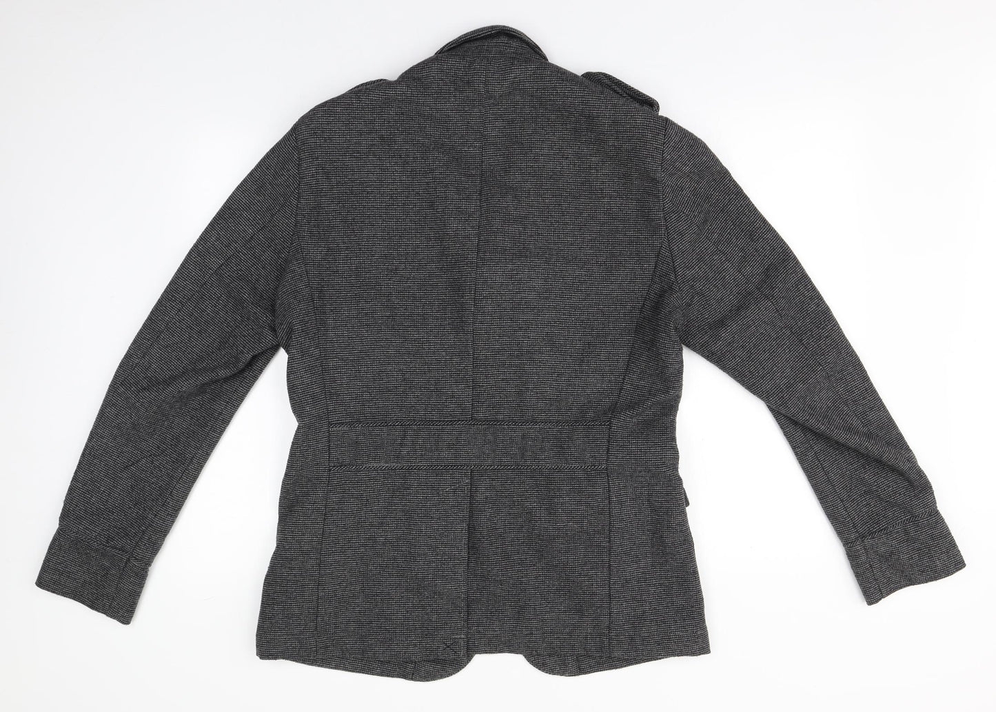 H&M Womens Grey   Overcoat Coat Size 20