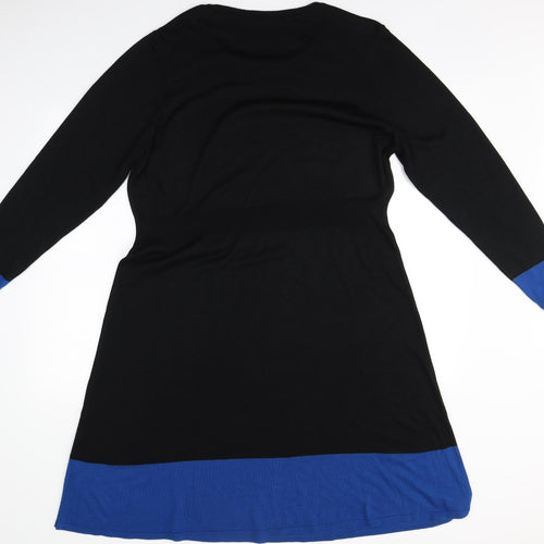 Preworn Womens Black   A-Line    Round Neck