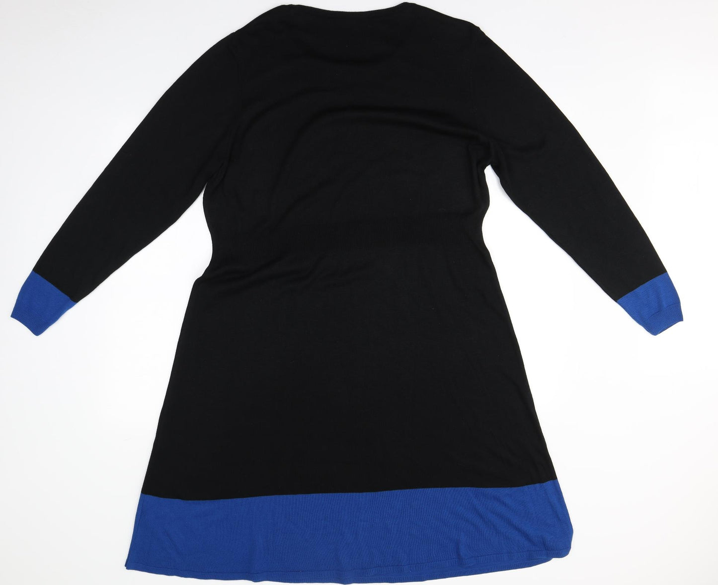 Preworn Womens Black   A-Line    Round Neck