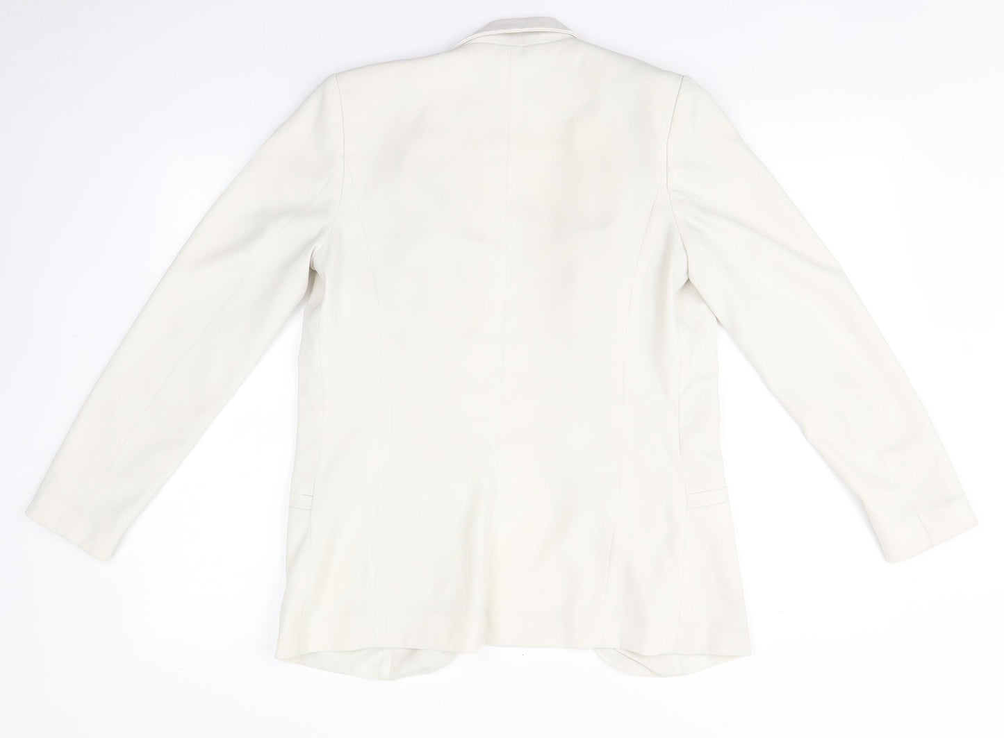 H&M Womens Ivory   Jacket Blazer Size 10