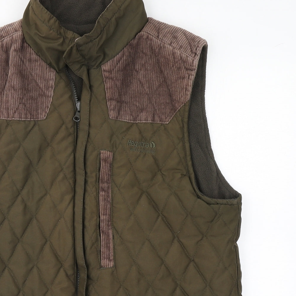 Regatta Mens Brown Argyle/Diamond  Puffer Jacket Jacket Size M