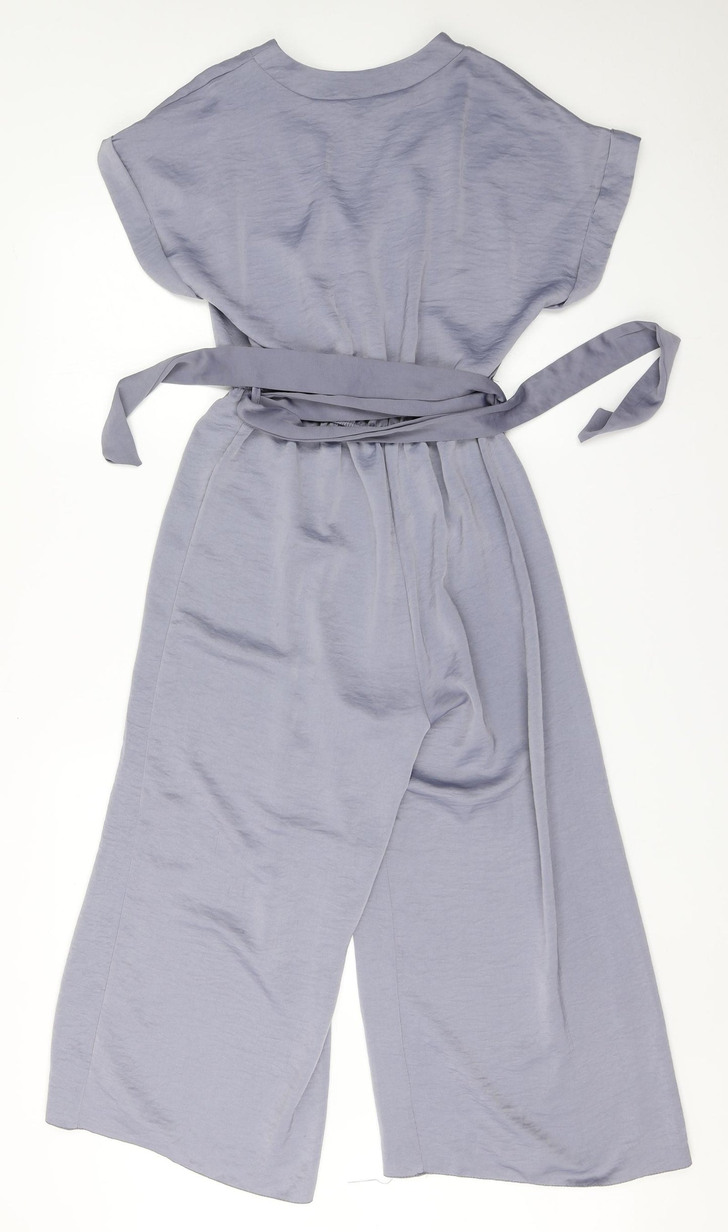New Look Womens Blue  Polyester Jumpsuit One-Piece Size 8 L20 in