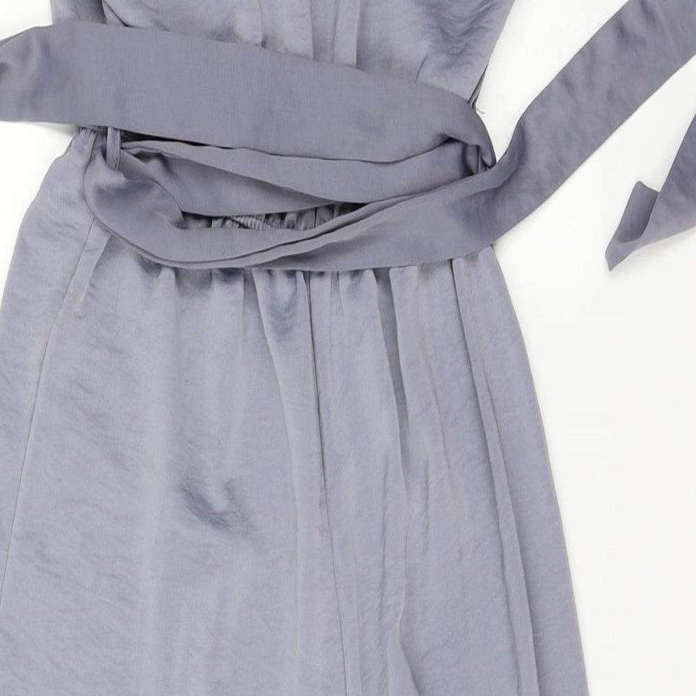 New Look Womens Blue  Polyester Jumpsuit One-Piece Size 8 L20 in