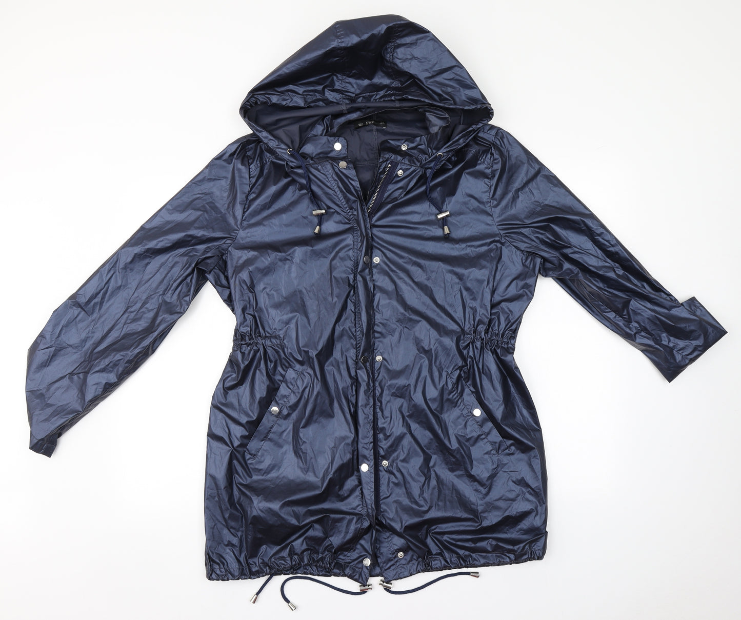F&F Womens Blue   Rain Coat Coat Size 12