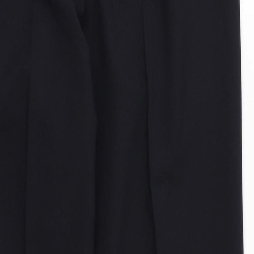 Marks and Spencer Womens Blue  Polyester Trousers  Size 34 in L25 in Regular
