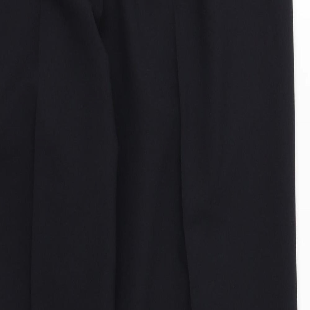 Marks and Spencer Womens Blue  Polyester Trousers  Size 34 in L25 in Regular