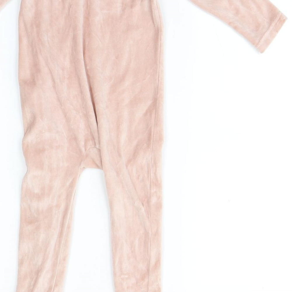 Disney Girls Beige  Cotton Babygrow One-Piece Size 12-18 Months   - Minnie Mouse