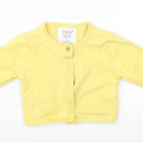 F&F Baby Yellow   Overcoat Jacket Size 12-18 Months