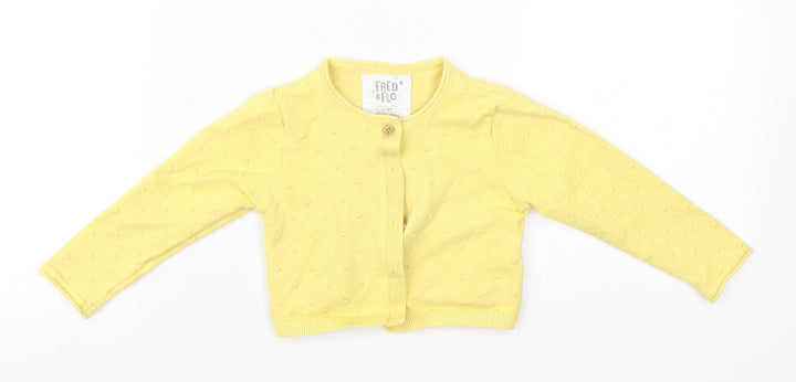F&F Baby Yellow   Overcoat Jacket Size 12-18 Months