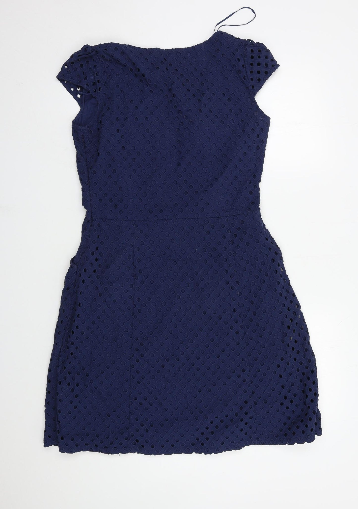 Bravissimo Womens Blue  100% Cotton A-Line  Size 12  Round Neck  - Really Curvy