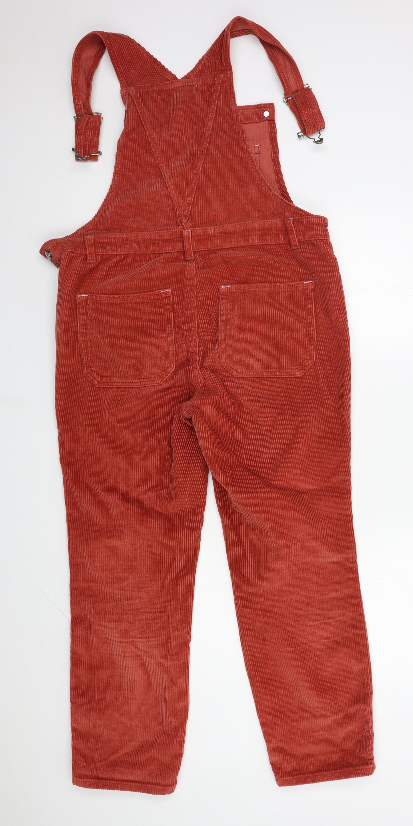 White Stuff Womens Orange  100% Cotton Dungaree One-Piece Size 10 L27 in