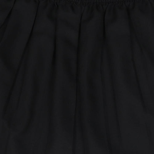 dean schoolwear Girls Black  Polyester A-Line Skirt Size 13-14 Years  Regular